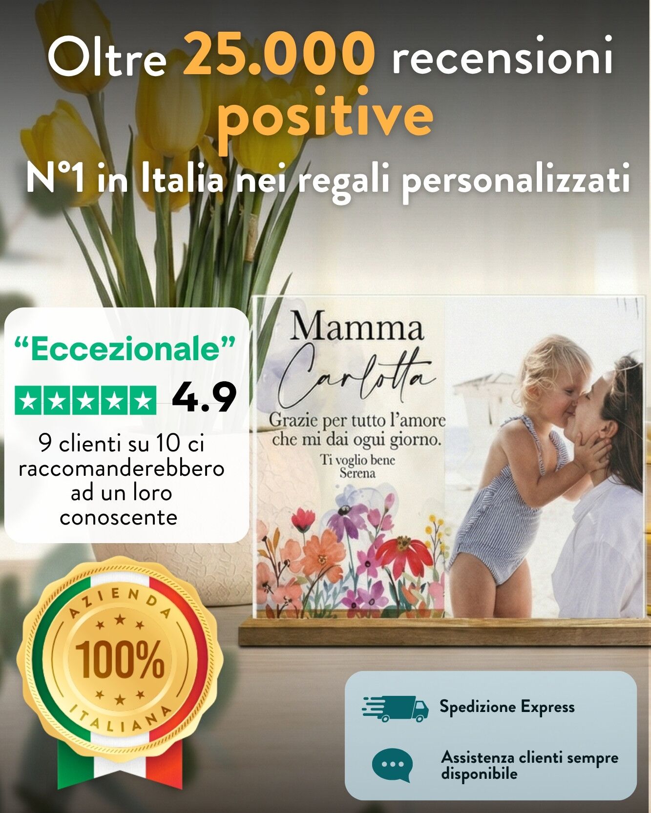 targhetta-plexiglass-fiori-gialli-mamma-regalo-personalizzato