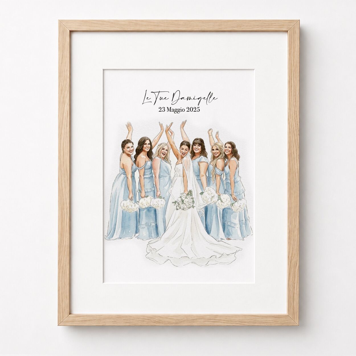 ritratto-matrimonio-damigelle-acquerello-linea-no-sfondo