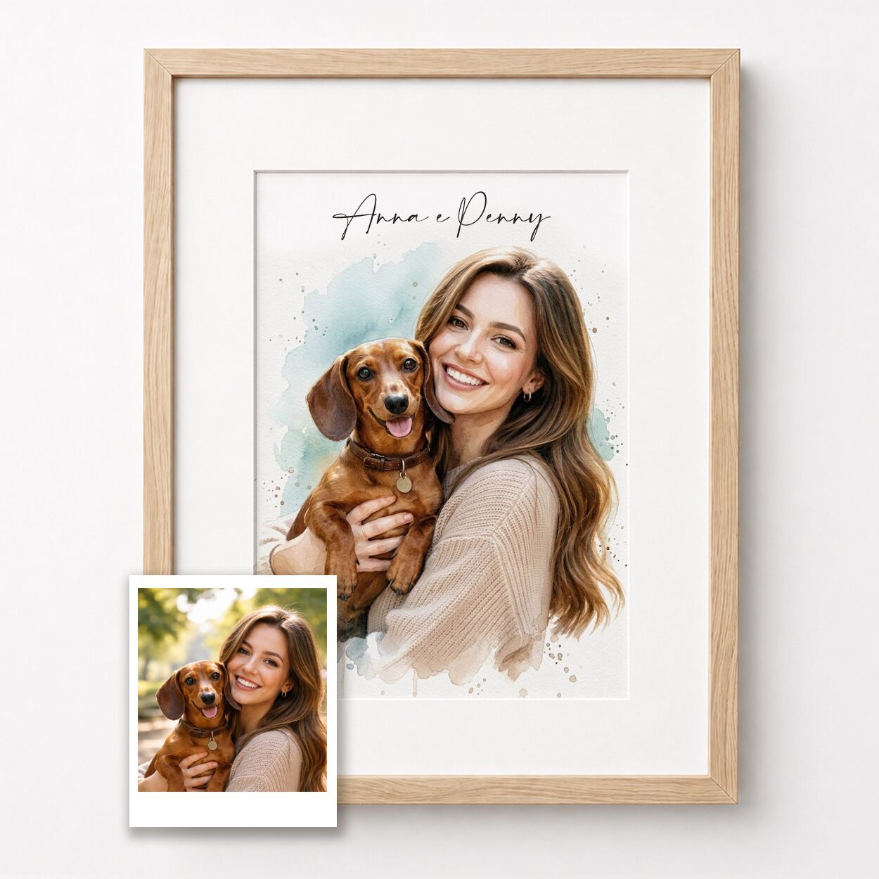 ritratto-pop-da-foto-regalo-cane-padrone-acquerello-su-misurae