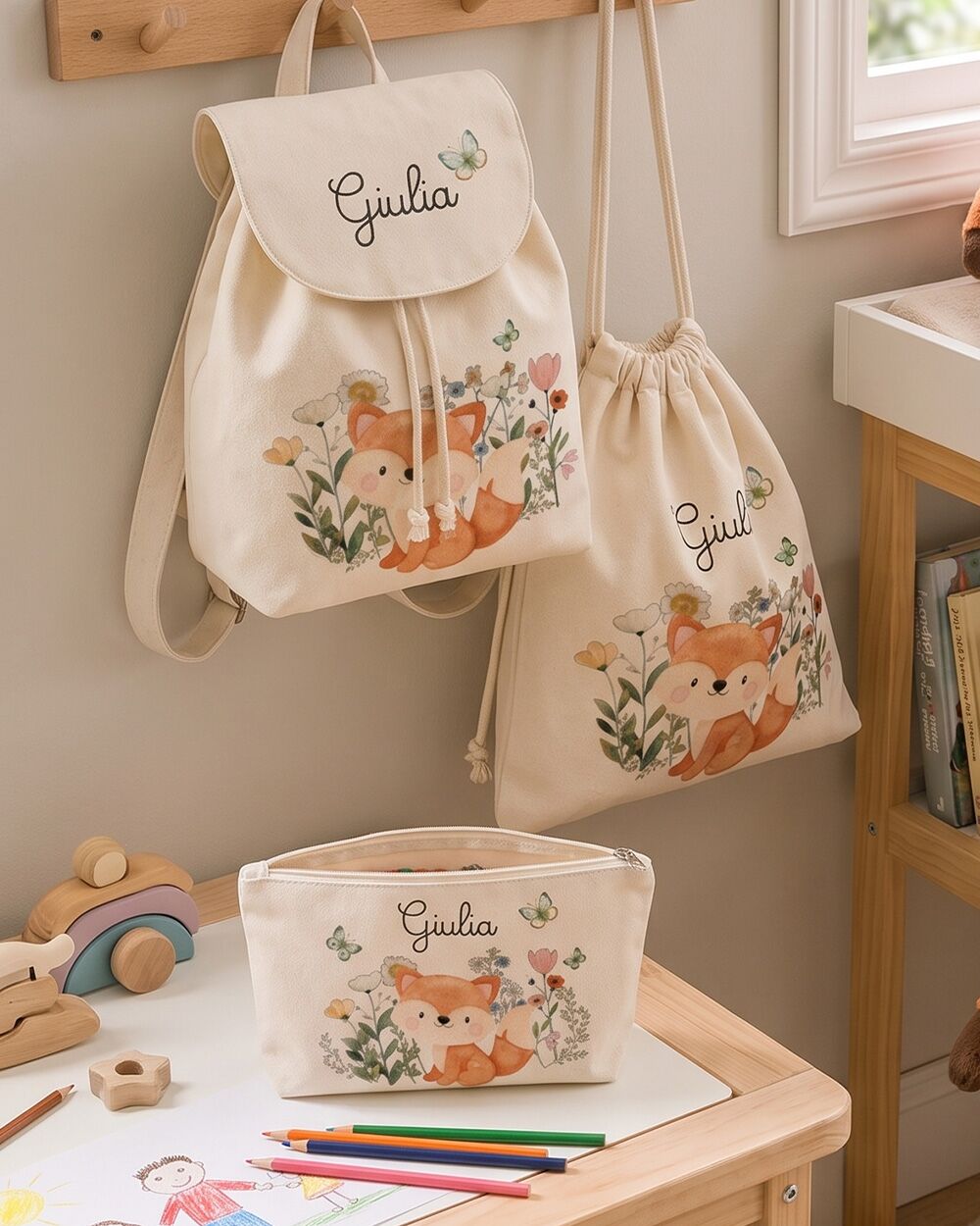 set-asilo-personalizzato-olalla-animali-bosco-volpe-475575