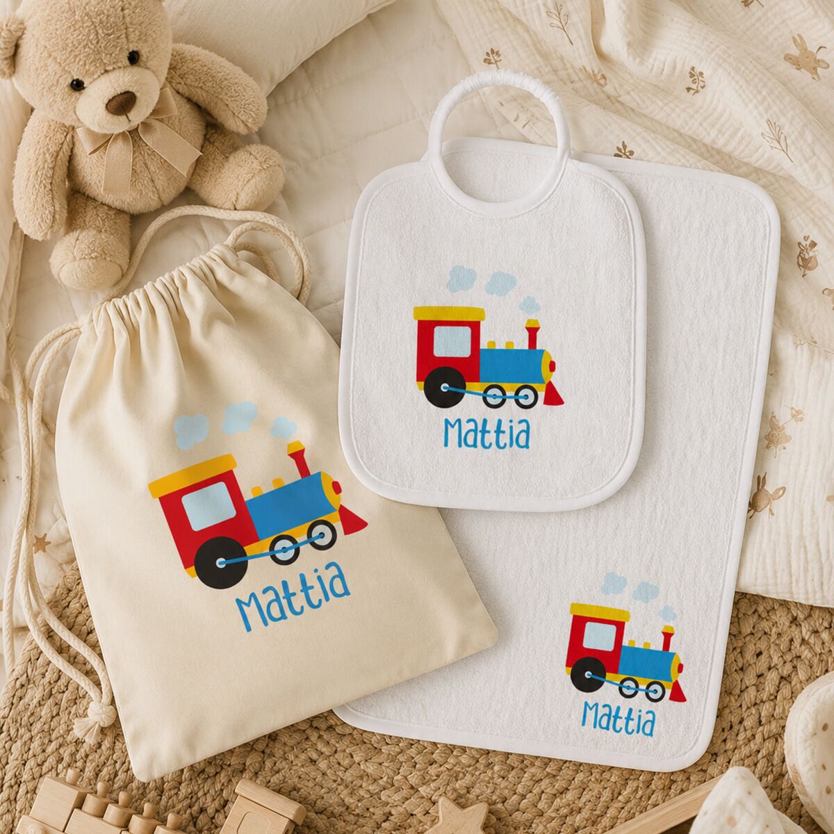 set-asilo-personalizzato-olalla-animali-sacca-zaino-TRENINOw2