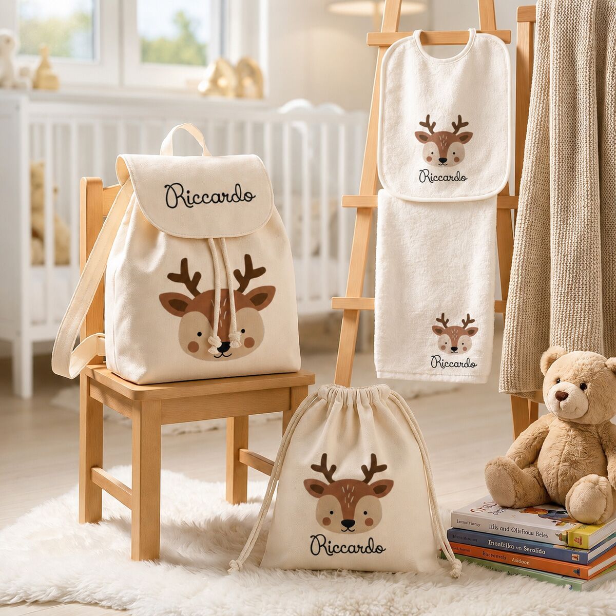 set-asilo-personalizzato-olalla-animali-sacca-zaino-cerbiatto473r2