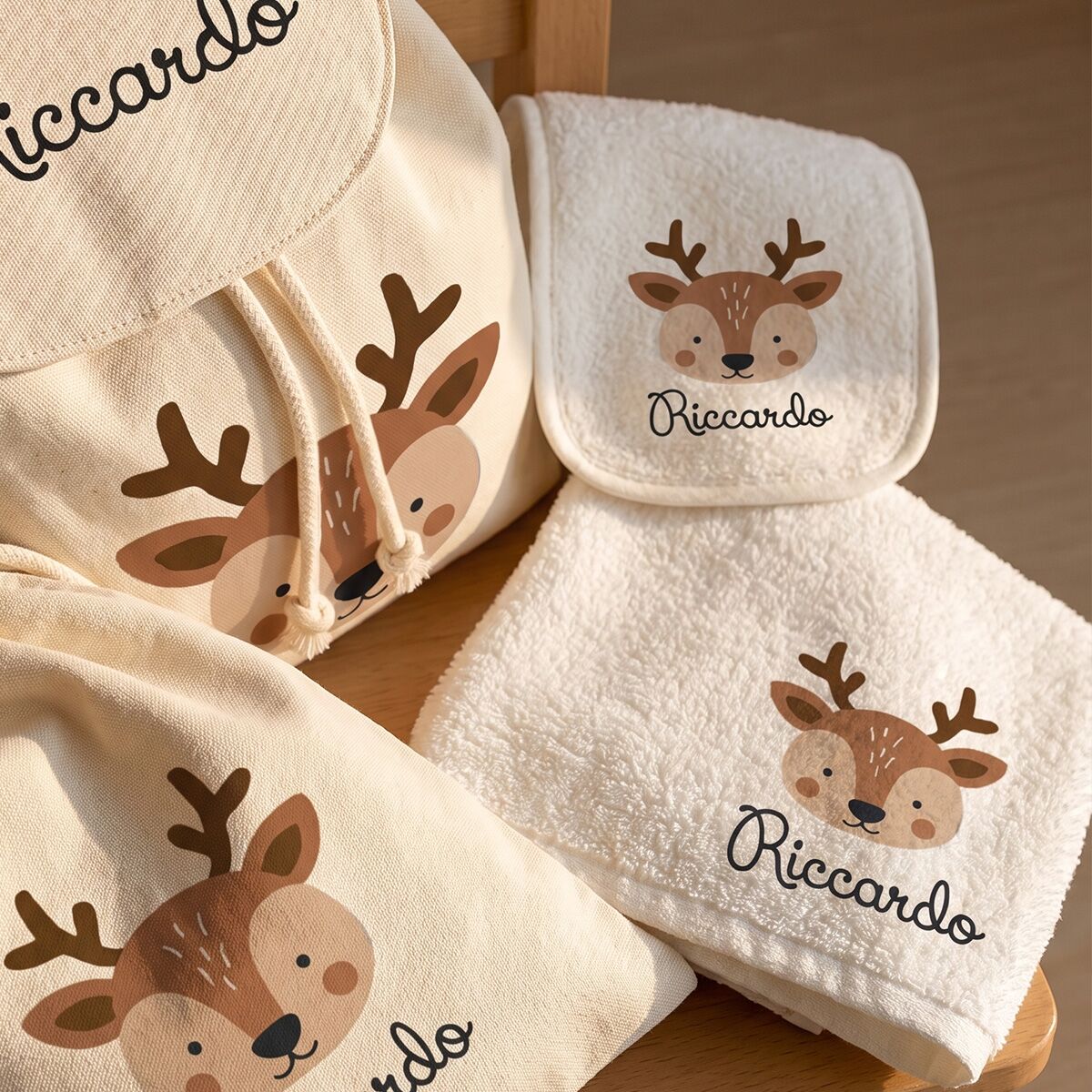 set-asilo-personalizzato-olalla-animali-sacca-zaino-cerbiattor2