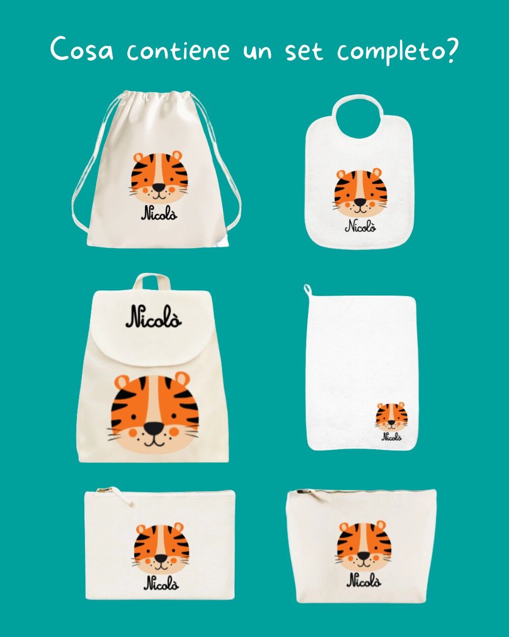 set-asilo-scuola-pochette-bavaglino-sacca-zainetto-infografica