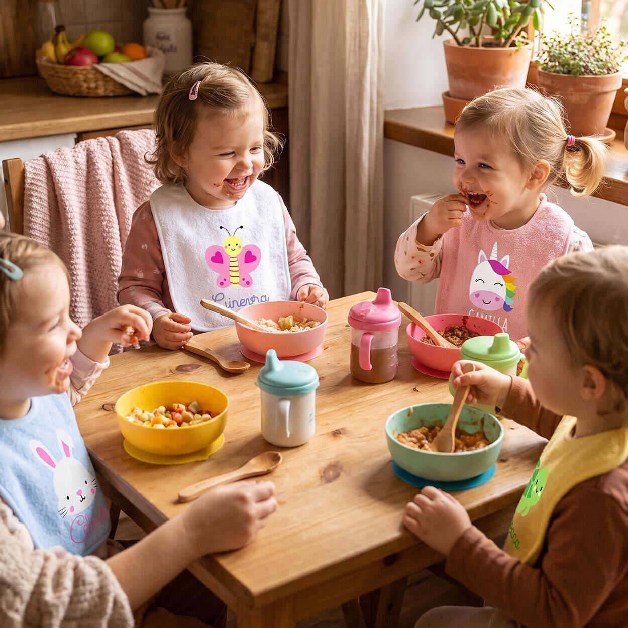 Bavaglino Personalizzato, Bavetta con Nome e Personaggio, Perfetto per Asilo Nido e Materna - immagine 13