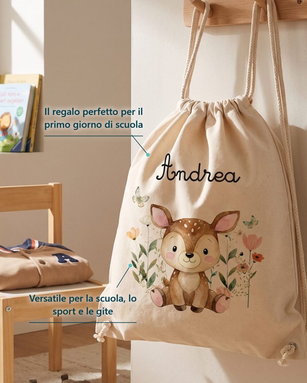 sacca-asilo-nido-scuola-materna-personalizzata-nome-animaletti-bosco-infografica