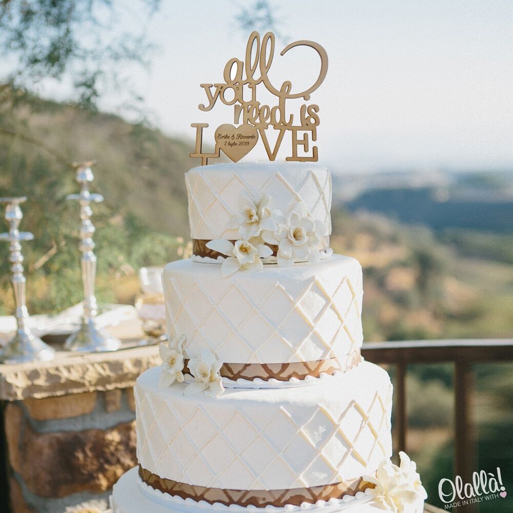 Cake Topper Personalizzato All You Need