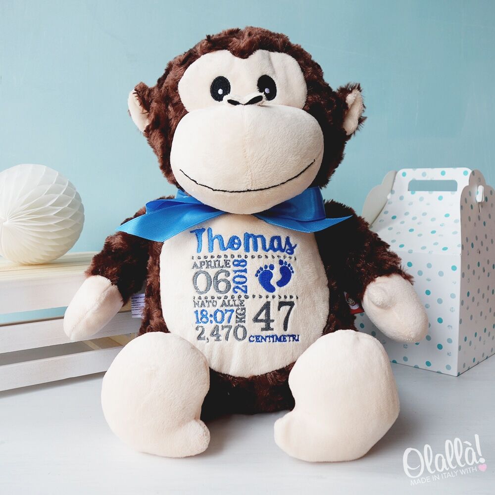 peluche-scimmia-nascita-personalizzato-regalo-1