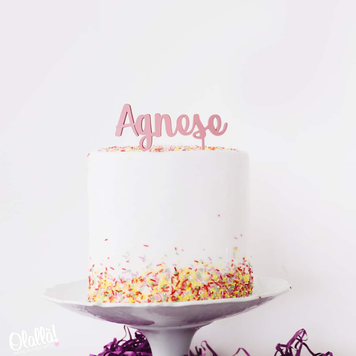 Cake Topper Personalizzato Nome