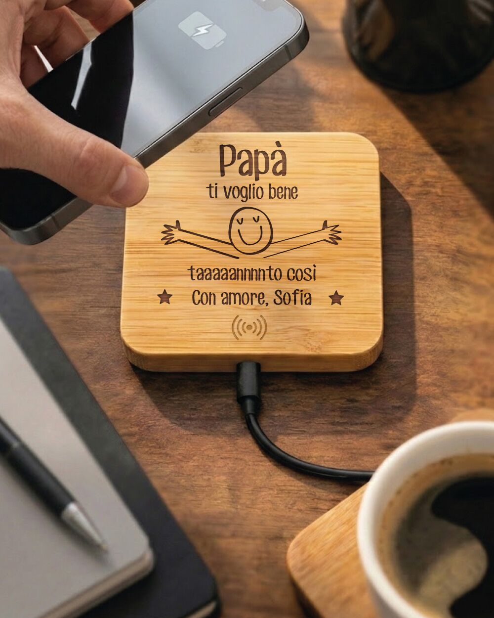 caricatore-quadrato-papà-ti-voglio-bene