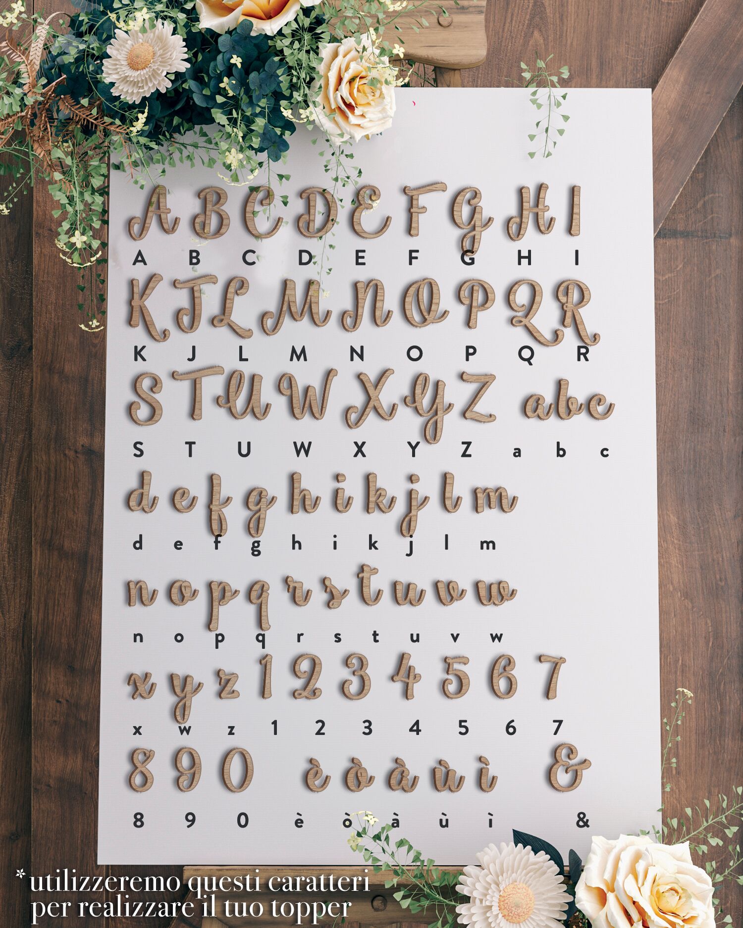 Cake Topper Personalizzato Con Numero degli Anni e Decoro - Decorazione Torta Compleanno - immagine 7