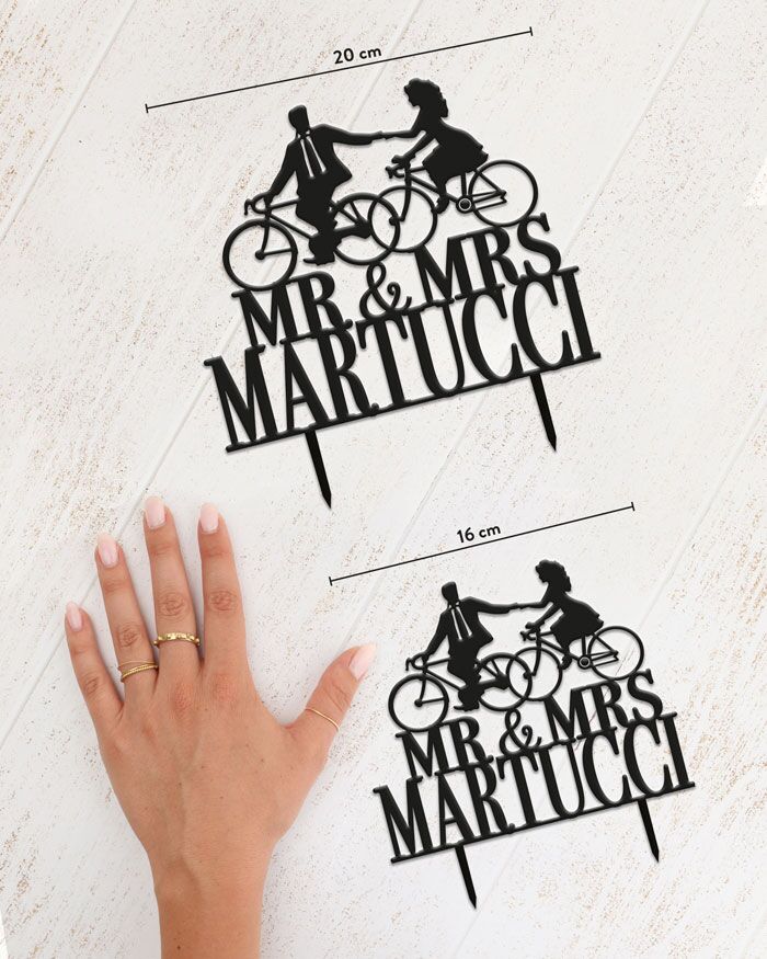 caketopper-dimensione-silhouette-coppia-bici