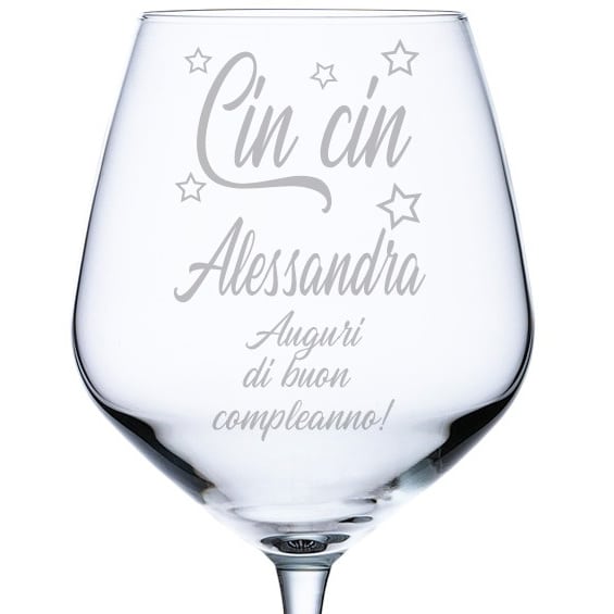 Calice Personalizzato Compleanno Cin Cin - immagine 4