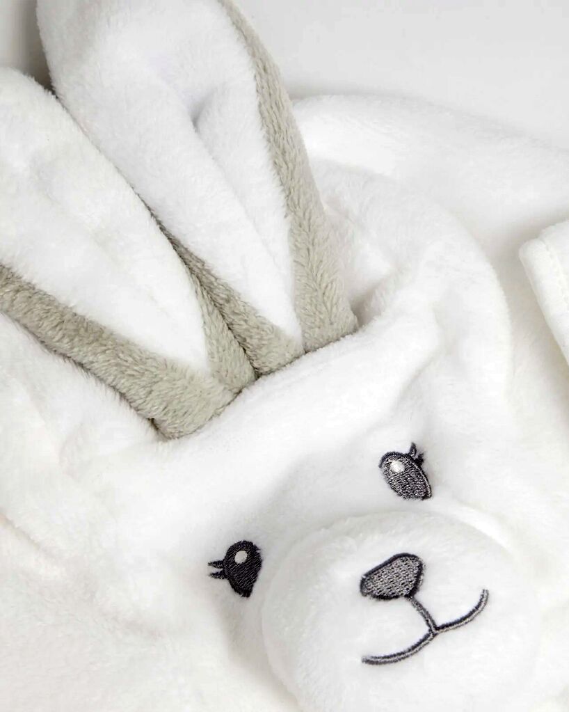 Tutina di Peluche Coniglietto per Neonato Personalizzata con Nome - immagine 4