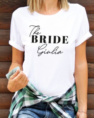 T-shirt Donna La Testimone Della Sposa: Checklist! Idea Regalo Per Festa Di Addio Al Nubilato Lista Personalizzabile Come Vuoi - Foto 4