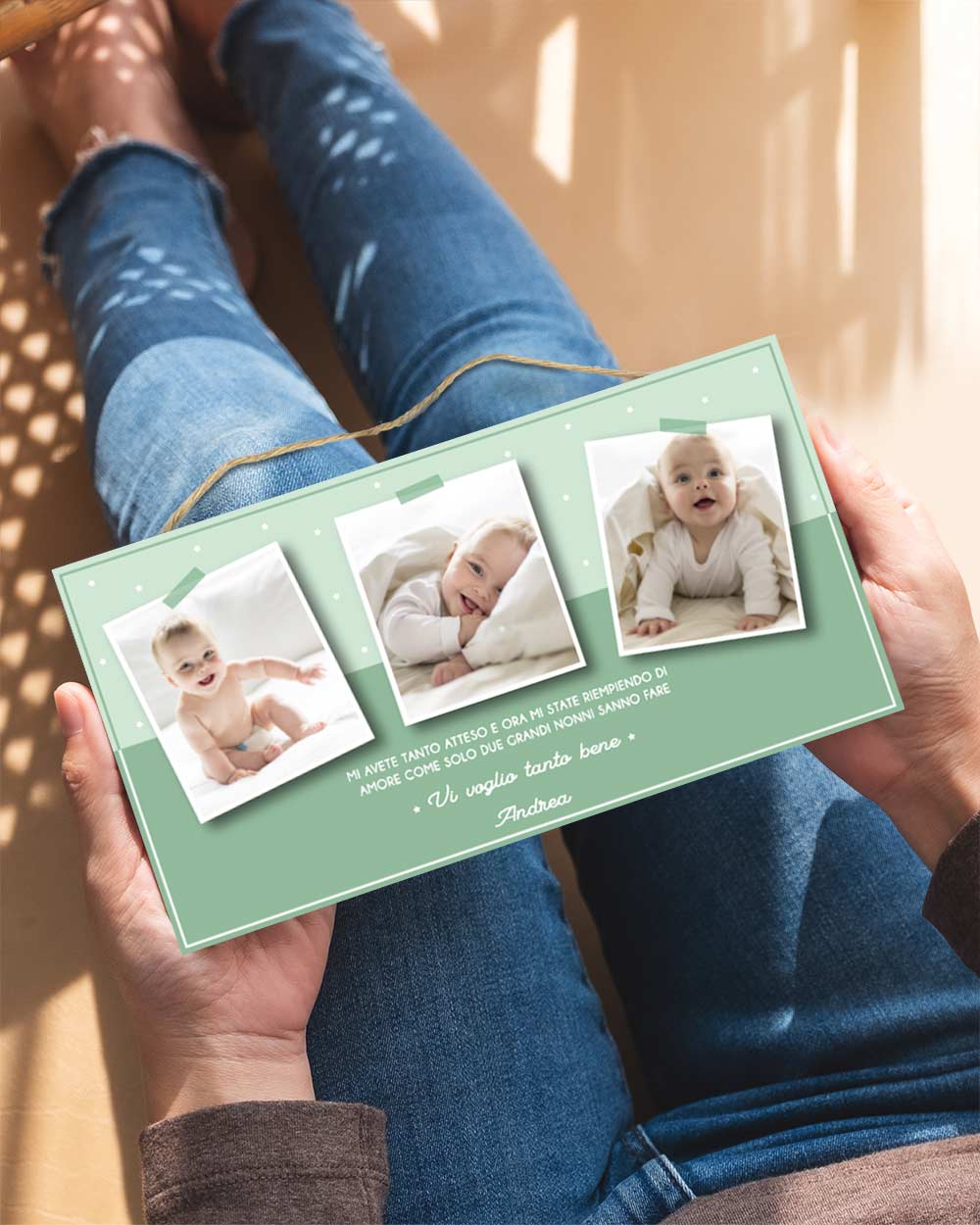 targhetta-rettangolare-festa-nonni-regalo-foto-personalizzata-decorazione-verde-4