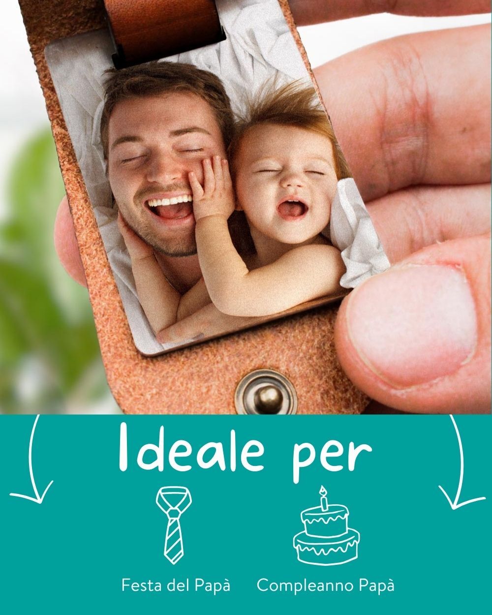 portachiavi-cuoio-per-papà-personalizzato-con-foto-e-dedica-idea-regalo-festa-del-papà