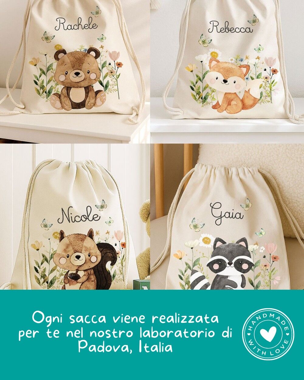 sacca-asilo-con-cordini-personalizzata-animali-del-bosco-idea-regalo-asilo-scuola