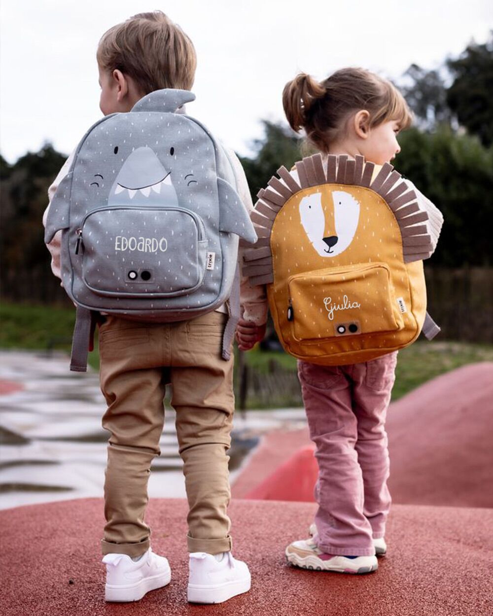 Zainetto Personalizzabile Trixie con Animaletti e Nome, Backpack per Asilo, Scuola Materna, e Borraccia Coordinata Personalizzabile - Idea Regalo Scuola Bambini, Ritorno a Scuola - immagine 15