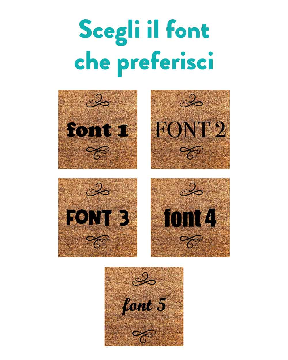 Zerbino Divertente Personalizzato con Frase Simpatica “Belle Scarpe! Adesso Toglile” Effetto Cocco – Idea Regalo Divertente e Ironica per la Casa Nuova - immagine 4