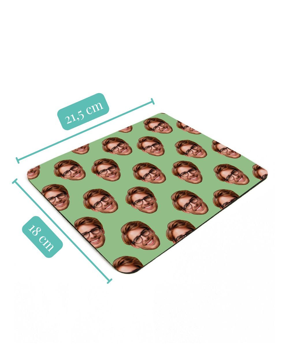 Tappetino per il Mouse, Mouse Pad Personalizzato con Foto della Faccia - Idea Regalo Divertente e Originale - immagine 3