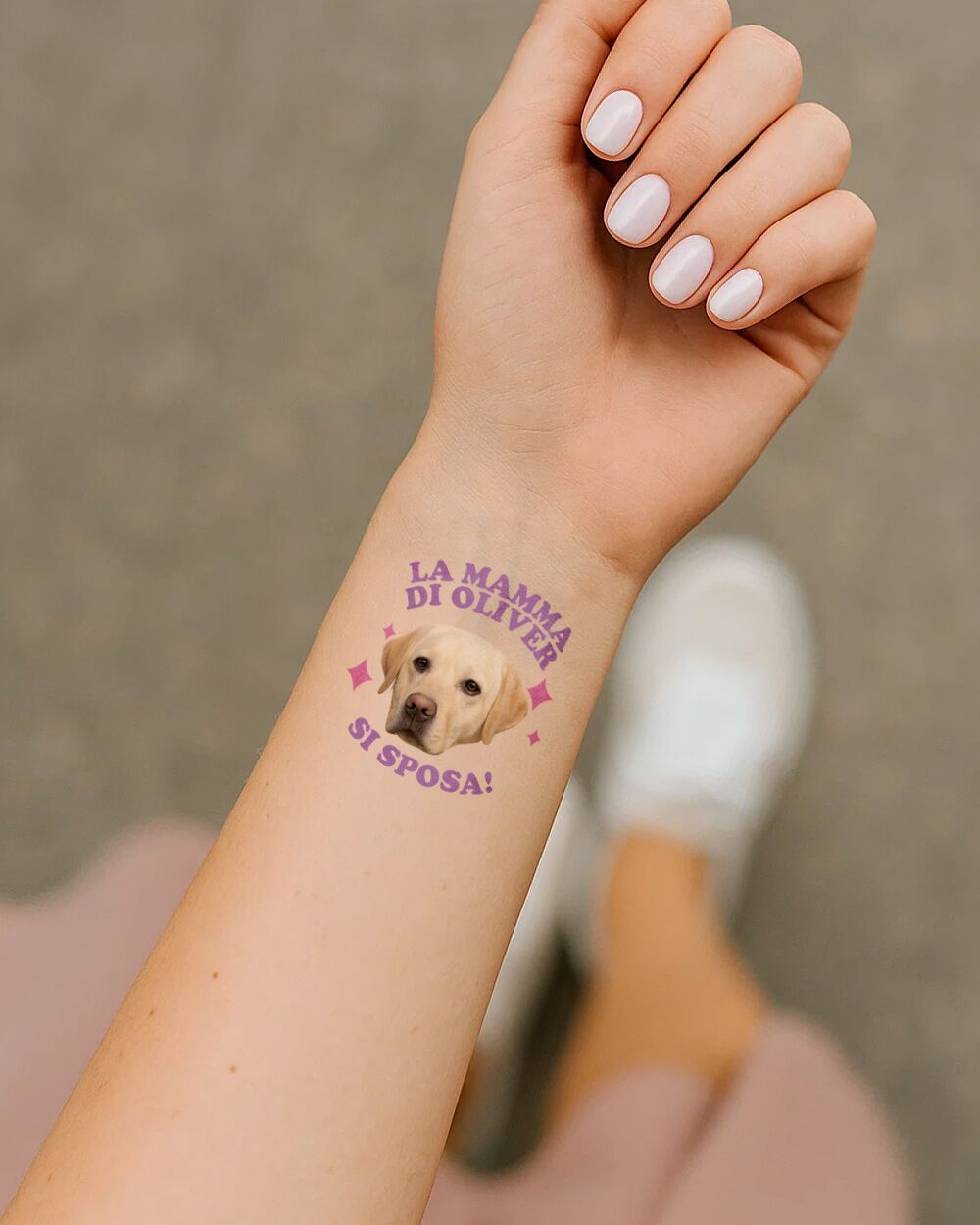 tatuaggio-trasferibile-personalizzato-addio-nubilato-cane