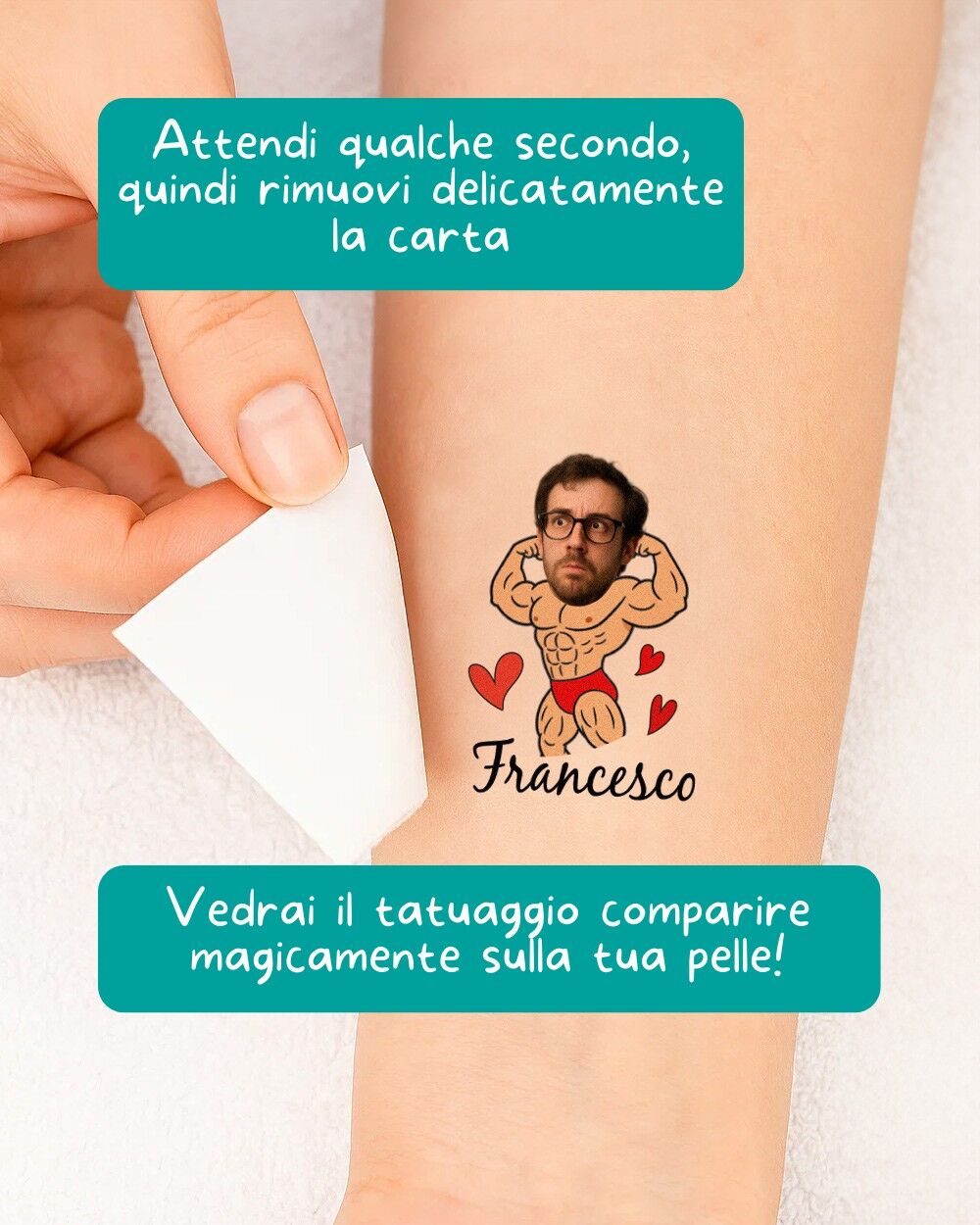 tatuaggio-temporaneo-addio-al-nubilato-personalizzato-foto-uomo-muscoloso