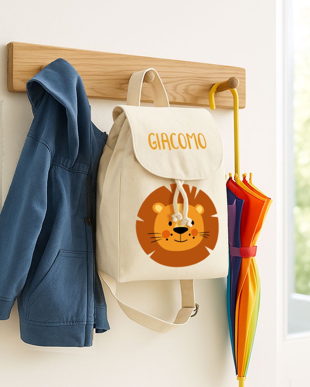 zainetto-leone-personalizzato-scuola-asilo-nome