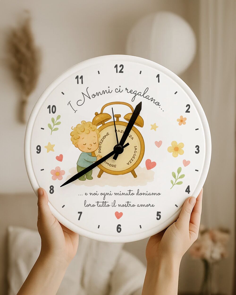 orologio-personalizzato-ritratto-nipoti-regalo-nonni