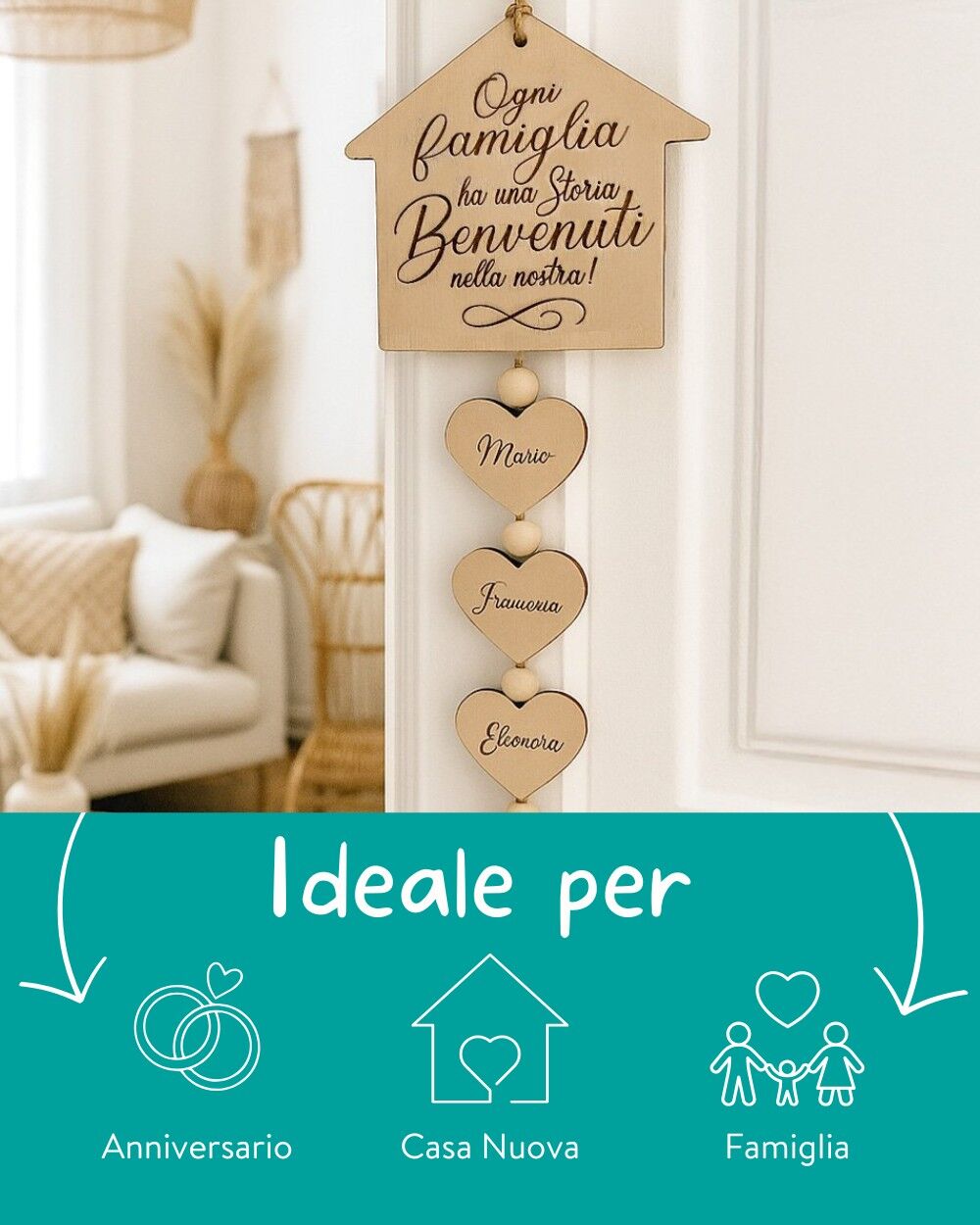 targhetta-casa-storia-famiglia-cuori-pendenti-idea-regalo-famiglia