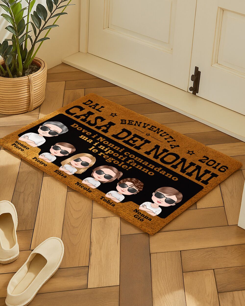 zerbino-personalizzato-nonni-benvenuti-frase-simpatica-omini-occhiali-sole-casa-dei-nonnir