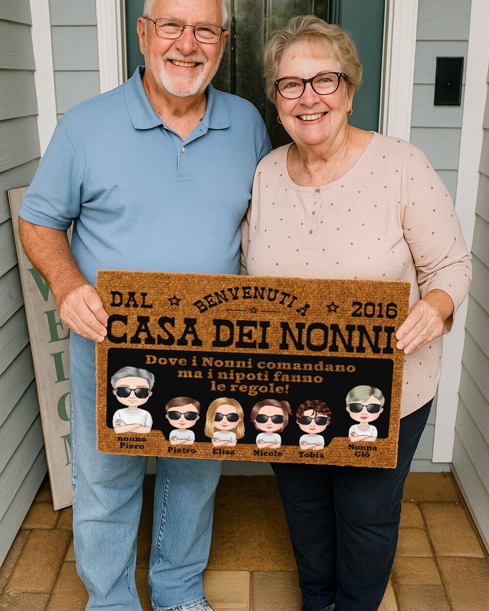 zerbino-personalizzato-nonni-benvenuti-frase-simpatica-omini-occhiali-sole-casa-dei-nonnir