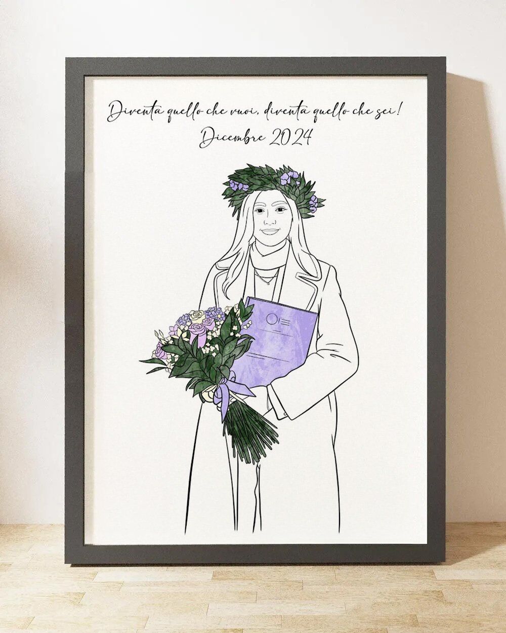 ritratto-illustrazione-laurea-donna-stampa-viol-neraa